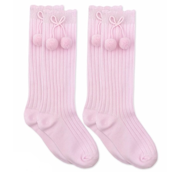 Jefferies Socks Pom Pom Knee High Socks - Picture 3 of 5